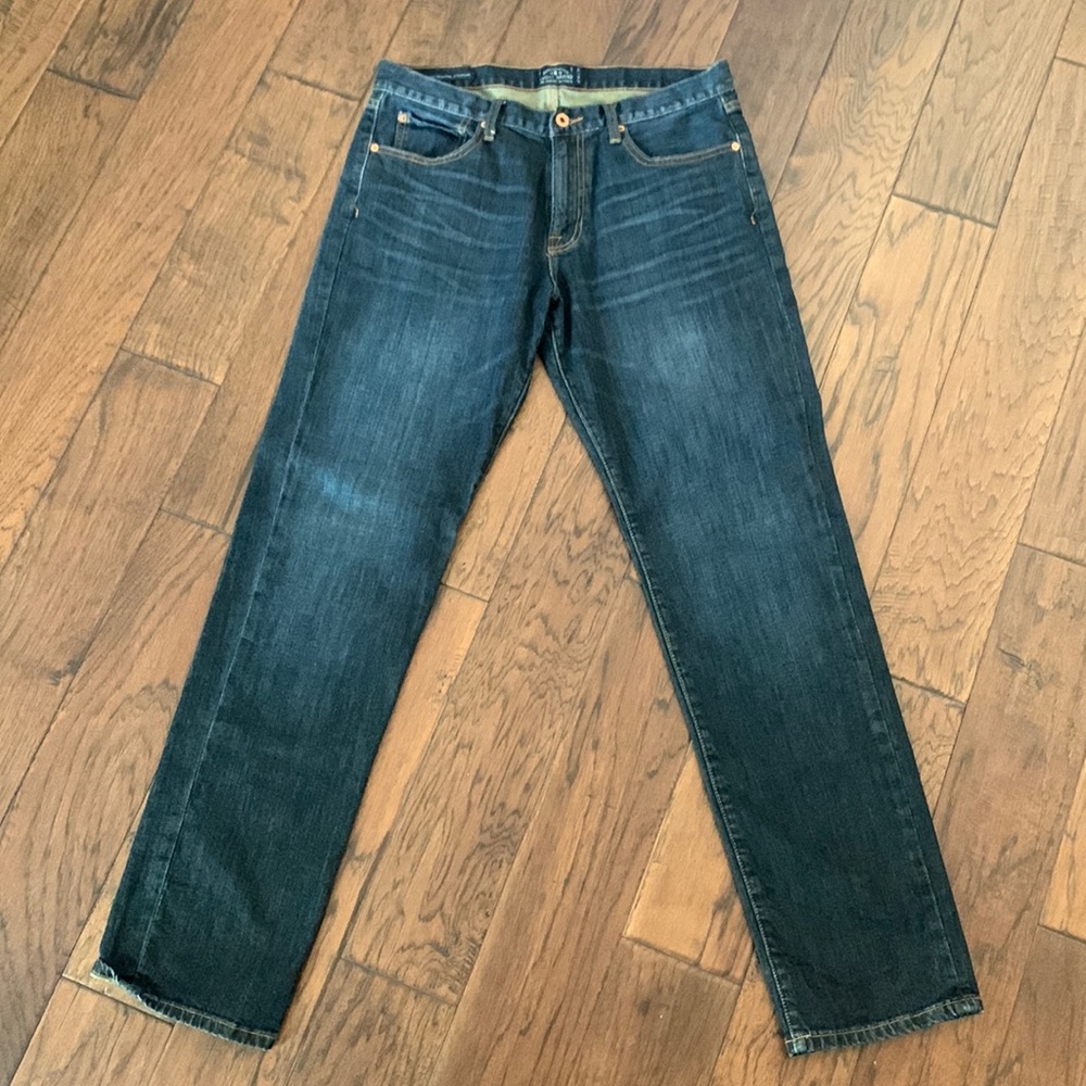 Lucky Brand Dark Blue Straight-Leg Jeans